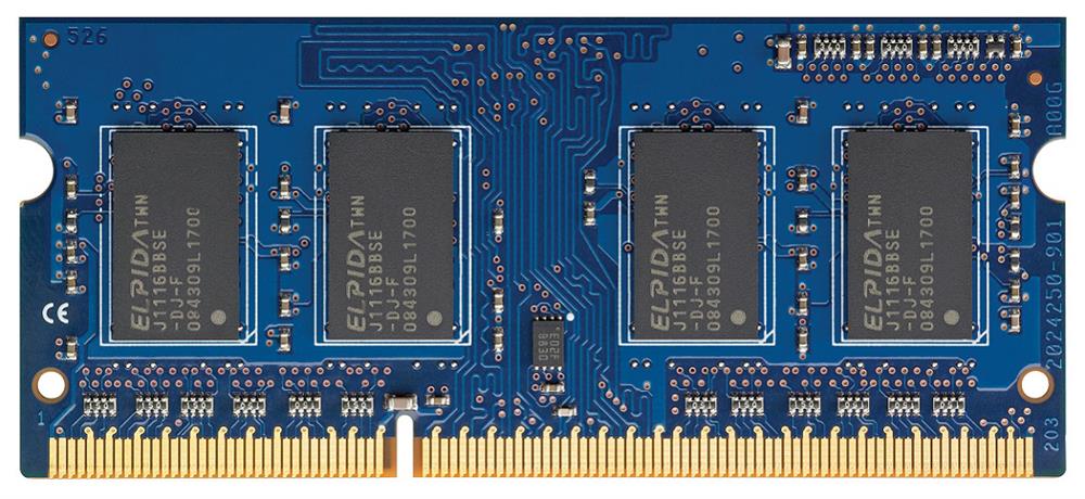 H2P65UTABA | HP 8GB DDR3-1600MHz PC3-12800 non-ECC Unbuffered CL11 204-Pin SoDimm 1.35V Low Voltage Dual Rank Memory Module