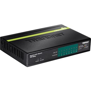 TPE-TG82G | TRENDnet 8-port Gigabit Poe+ Switch - 8 Ports - 2 Layer Supported - Twisted Pair - NEW