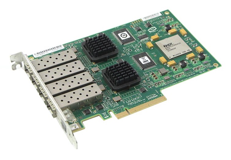 LSI7404EP | LSI Quad Port Fibre Channel PCI Express x8 Host Bus Adapter