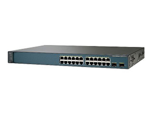 WS-C3560V2-24PS-S | Cisco 24-Ports 10/100+2 Port SFP PoE SMI Switch 1 U Rack Mountable - NEW