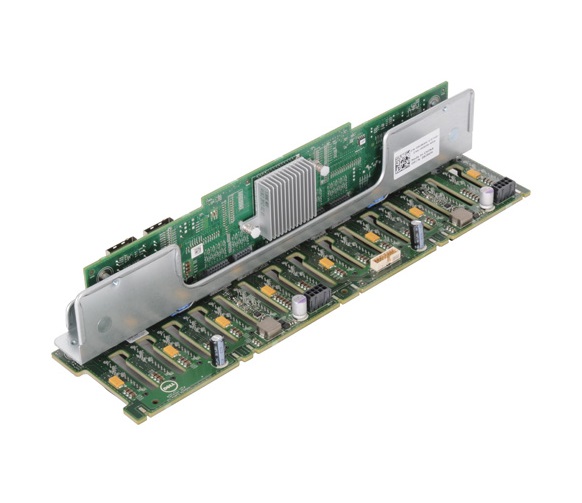 08JR0H | Dell PowerEdge R720 16 X 2.5 SAS Backplane Assembly