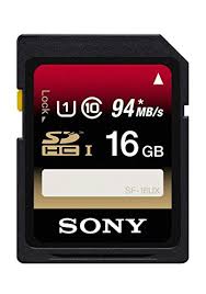 SF16UX/TQ2 | Sony 16GB Class 10 SDHC UHS-I Flash Memory Card