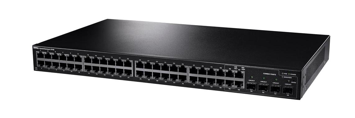 0UY486 | Dell PowerConnect 2748 48-Port Gigabit Ethernet Managed Network Switch