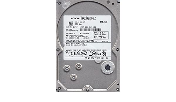 0A36194 | Hitachi 750GB 7200RPM SATA 3 Gbps 3.5 32MB Cache Hard Drive