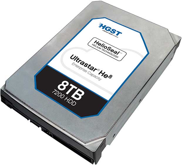 0F23668 | HGST UltraStar HE8 8TB 7200RPM SATA 6Gb/s 128MB Cache 512E SE 3.5 Helium Platform Enterprise Hard Drive