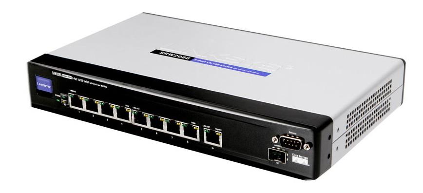 SRW208-K9-G5 | Cisco SRW208G 8-Port 10/100Mbps Ethernet Managed Switch