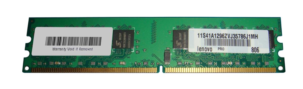 41A1296 | IBM 1GB DDR2-667MHz PC2-5300 non-ECC Unbuffered CL5 240-Pin DIMM 1.8V Memory Module