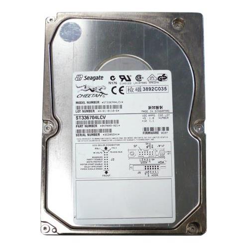 ST336704LCV | Seagate st336704lcv cheetah 36.7gb 10000rpm ultra160 scsi 80pin 16mb buffer 3.5 inch low profile (1.0 inch) ) hard disk drive