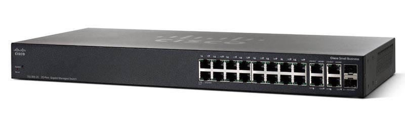 SRW2016-K9 | Cisco SG 300-20 20-Port Gigabit Managed Switch