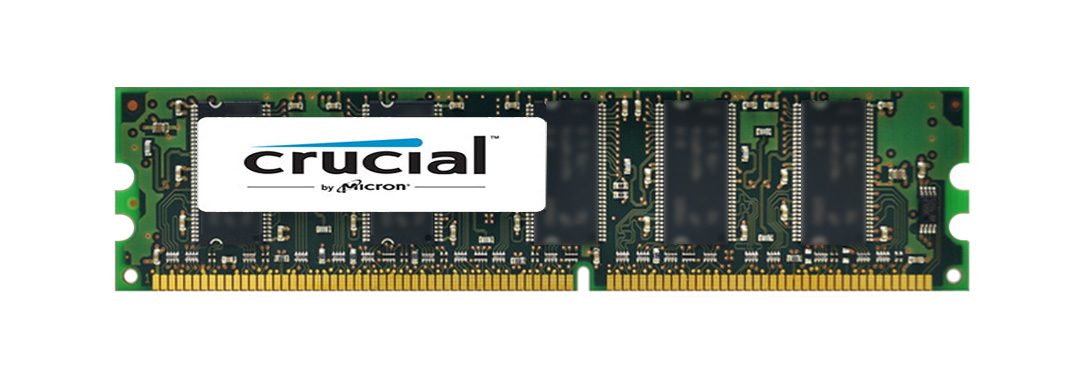 CT566243 | Crucial 512MB DDR-400MHz PC3200 non-ECC Unbuffered CL3 184-Pin DIMM 2.5V Memory Module