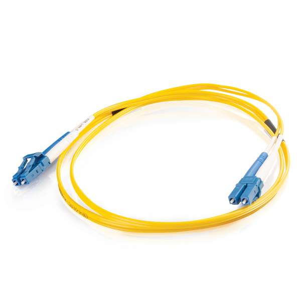 26264 | C2G 2m Lc-lc 9/125 Duplex Single Mode Os2 Fiber Cable - Yellow - NEW