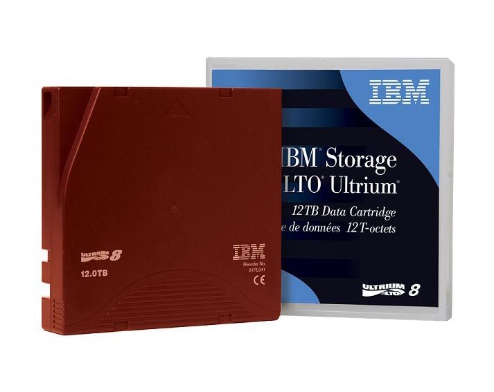 01PL041 | IBM 12/30TB LTO-8 Ultrium RW Data Cartridge