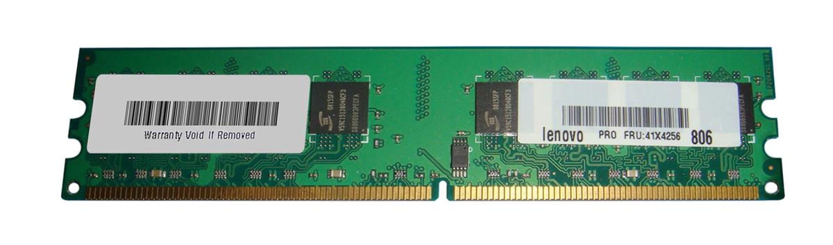 41X4256 | IBM 1GB DDR2-667MHz PC2-5300 non-ECC Unbuffered CL5 240-Pin DIMM 1.8V Memory Module