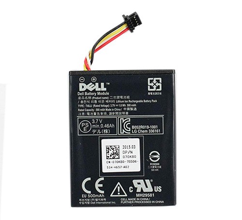 CN-070K80 | Dell 3.7V 1.8WH 500mAh Li-Ion Battery for Perc H710 - NEW