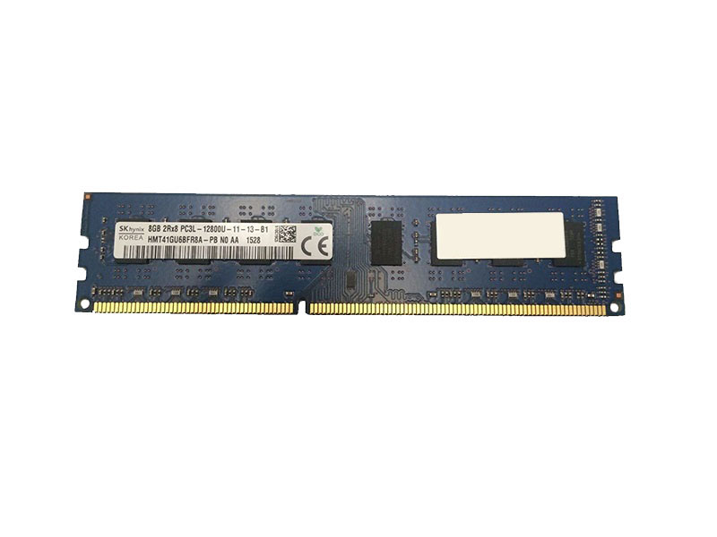 HMT41GU6BFR8A-PBN0-AA | Hynix 8GB DDR3-1600MHz PC3-12800 non-ECC Unbuffered CL11 240-Pin DIMM 1.35V Low Voltage Dual Rank Memory Module