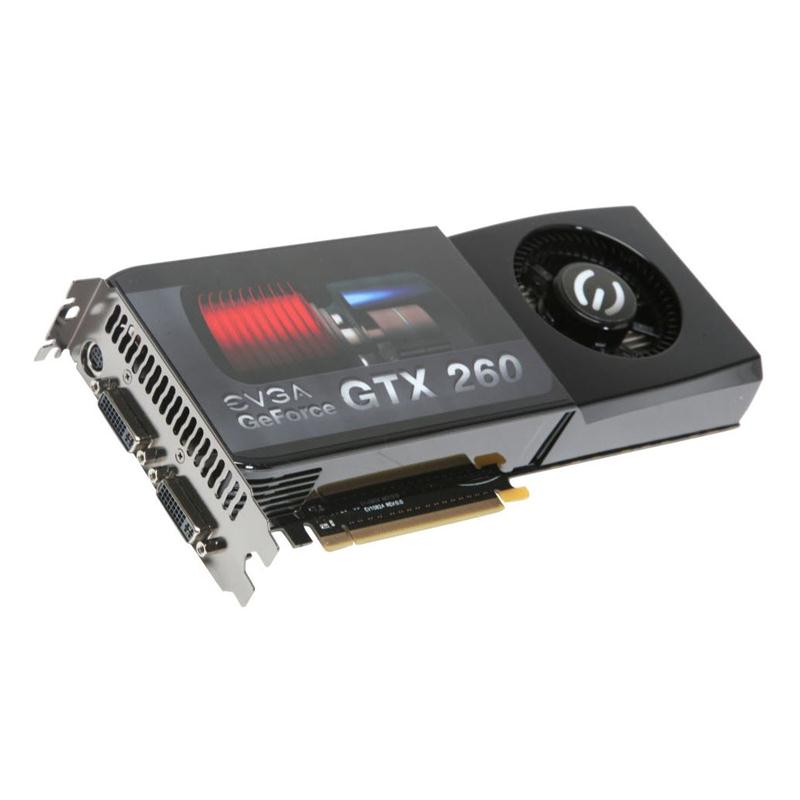 VCE896-P3-1255 | EVGA GeForce GTX 260 896MB PCI Express 2 DVI Video Graphics Card