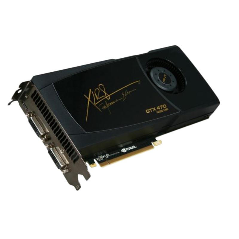 RVCGGTX470XXB | PNY Tech PNY nVidia GeForce GTX 470 1280MB GDDR5 PCI Express 2.0 x16 HDCP Ready SLI Support Video Graphics Card