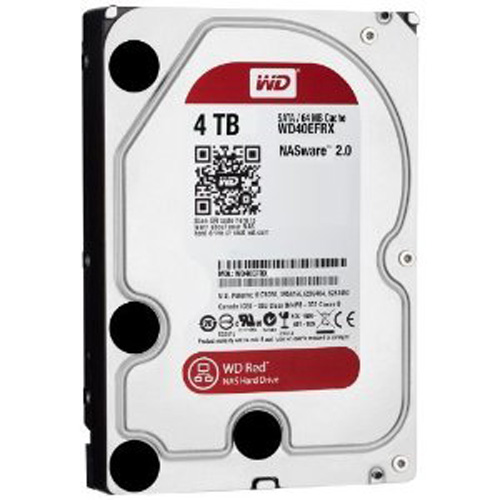 WD40EFRX | Western Digital 4TB 5400RPM SATA Gbps 3.5 64MB Cache Red Hard Drive