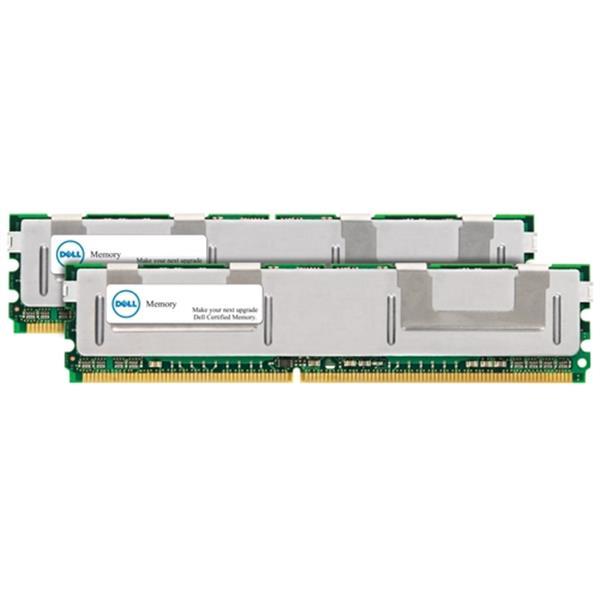 SNP9W657CK2/4GWS | Dell 4GB Kit (2 X 2GB) DDR2-667MHz PC2-5300 ECC CL5 240-Pin DIMM 1.8V Dual Rank Memory