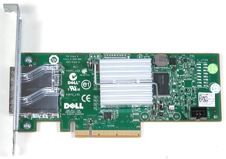 405-11482 | Dell 6GB Dual Port (External) PCI-E SAS Non-RAID Host Bus Adapter with Standard Bracket Card Only