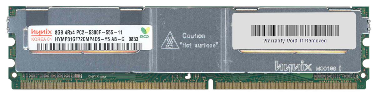 HYMP31GF72CMP4D5-Y5 | Hynix 8GB DDR2-667MHz PC2-5300 Fully Buffered CL5 240-Pin DIMM 1.8V Quad Rank Memory Module