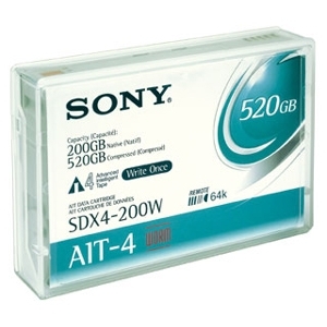 SDX4200W | Sony AIT-4 WORM Tape Cartridge - AIT AIT-4 - 200GB (Native) / 520GB (Compressed)