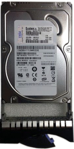 43W7629 | IBM 1TB 7200RPM SATA 3Gb/s 3.5 Hot-pluggable Single Port Hard Drive