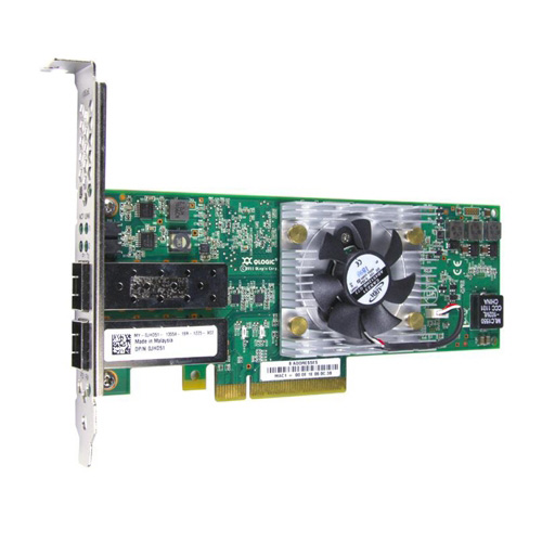 QLE8262 | QLogic 10GB Dual Port PCI-E X8 CNA Adapter for PowerEdge Blade Server