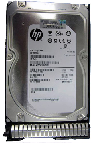 652766-B21 | HPE 3TB 7200RPM SAS 6Gb/s 3.5 LFF SC Midline Hot-pluggable Hard Drive for Proliant Gen. 8 and 9 Servers - NEW