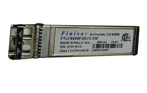FTLF8529P3BCV-EM | Finisar 16GB 850NM SFP Transceiver