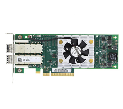 6RWGP | Dell QLogic QLE2662L 16Gb/s Dual Port PCI-E 3.0 Fibre Channel Host Bus Adapter