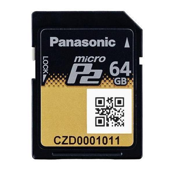 AJ-P2M064AG | Panasonic - 64GB microP2 UHS-II Flash Memory Card