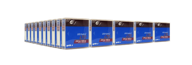 340-8706 | Dell 200GB/400GB LTO Ultrium 2 Data Cartridge (50-Pack)