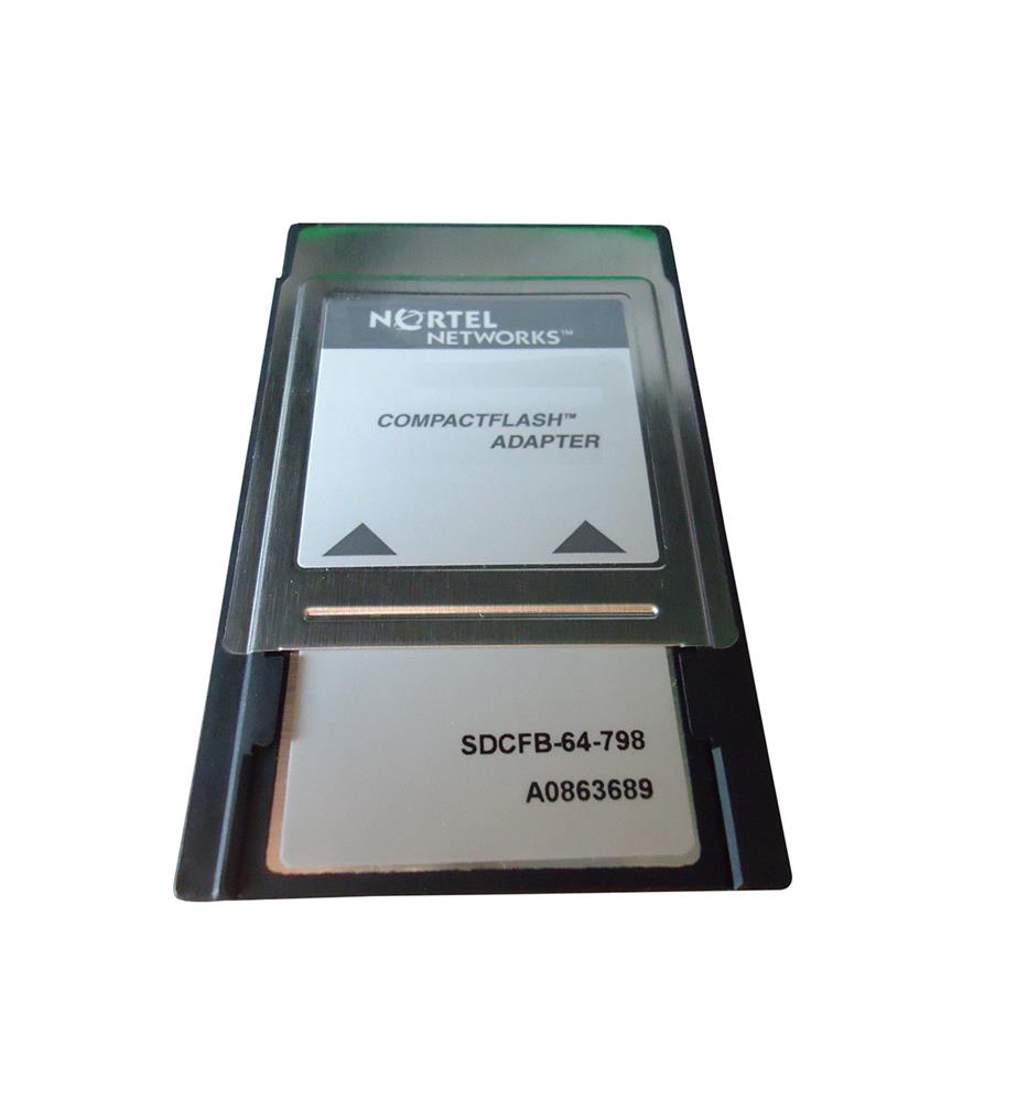 A0863689 | Nortel 64MB PCMCIA Flash Memory Card for NTFX32CB