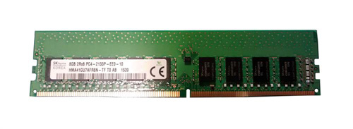 HMA41GU7AFR8N-TF | Hynix 8GB (1X8GB) 2133MHz PC4-17000 Dual Rank ECC Unbuffered 1.2V CL15 DDR4 SDRAM 288-Pin UDIMM Memory Module for Server