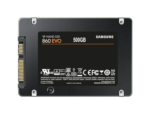 MZ-76E500B/AM | Samsung 860 EVO 500GB 2.5 Inch SATA III Internal SSD - NEW