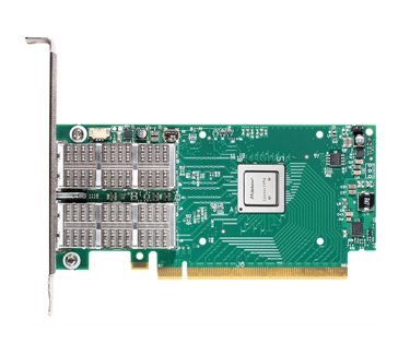 MCX455A-FCAT | Mellanox ConnectX-4 VPI Adapter Card, FDR IB (56GB/S) and 40/56GBE, Single Port QSFP28, PCI-E 3.0 X16, RoHS R6