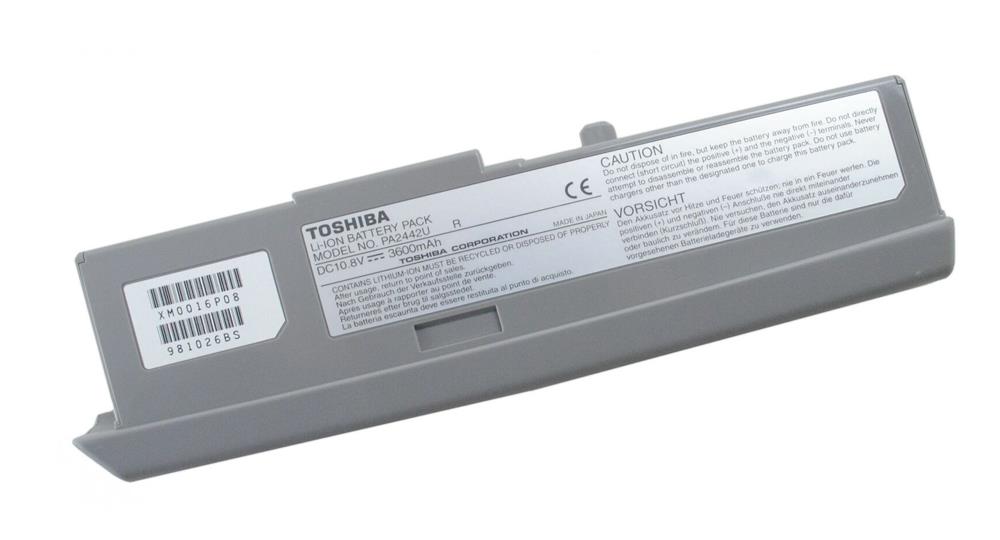 PA2442UR | Toshiba Lithium Ion Notebook Battery Lithium Ion (Li-Ion) 10.8V DC