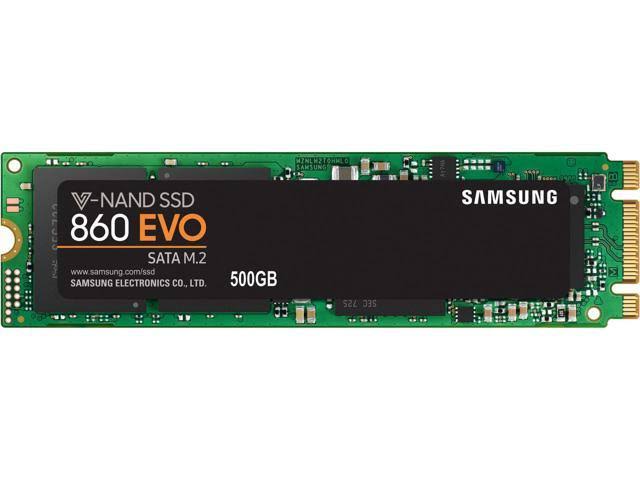 MZ-N6E500BW | Samsung 860 EVO 500GB M.2 2280 SATA 6Gb/s Solid State Drive (SSD)