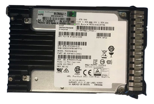 872509-001 | HPE 1.6TB SAS 12Gb/s 2.5 LFF MLC Hot-pluggable SC Mixed-use Digitally Signed Firmware Solid State Drive (SSD) - NEW