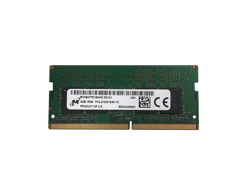 MTA8ATF51264HZ-2G1A1 | Micron 4GB DDR4-2133MHz PC4-17000 non-ECC Unbuffered CL15 260-Pin SoDimm 1.2V Single Rank Memory Module