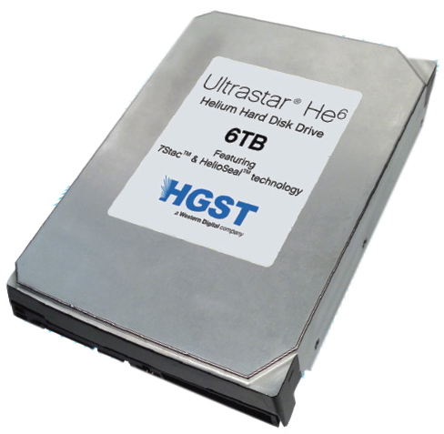 HUS726060ALA640 | HGST UltraStar HE6 6TB 7200RPM SATA 6Gb/s 64MB Cache 3.5 Helium Platform Enterprise Hard Drive
