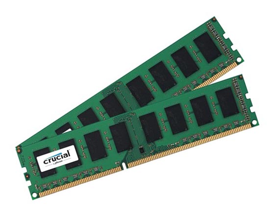 CT2K51264BD160BJ | Crucial 8GB Kit (2 X 4GB) DDR3-1600MHz PC3-12800 non-ECC Unbuffered CL11 240-Pin DIMM 1.35V Low Voltage Memory