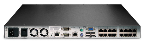 DSR2020-001 | Avocent KVM Switch PS/2 CAT5 16-Ports 1 Local User 8 IP Users 1U Rack-mountable