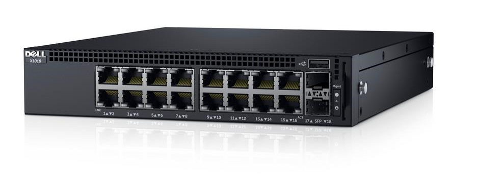 11VTD | Dell X1018 Networking X1018 Switch 16-Ports Managed Rack-mountable