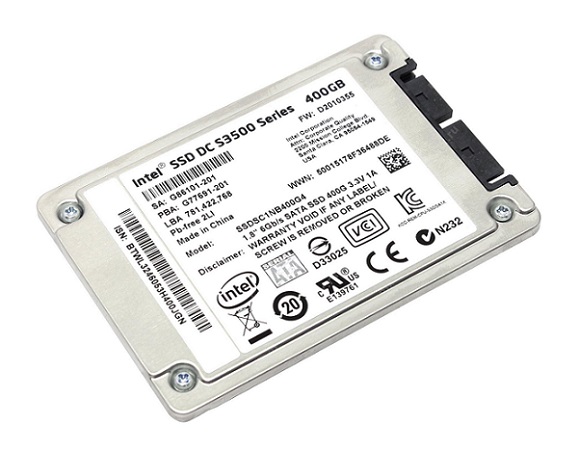 SSDSC1NB400G401 | Intel DC S3500 Series 400GB SATA 6Gbps 1.8 MLC Solid State Drive (SSD)