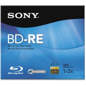 BNE25RH/2 | Sony Blu-ray Rewritable Media - BD-RE - 2x - 25 GB - 1 Pack Jewel Case - 120mm