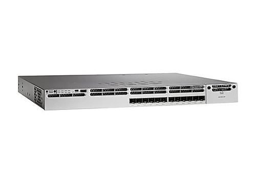 WS-C3850-12XS-E | Cisco Catalyst 3850 12-Ports SFP+ 10G Fibre with 350W AC Power Supply 1 RU, IP Service Feature Set