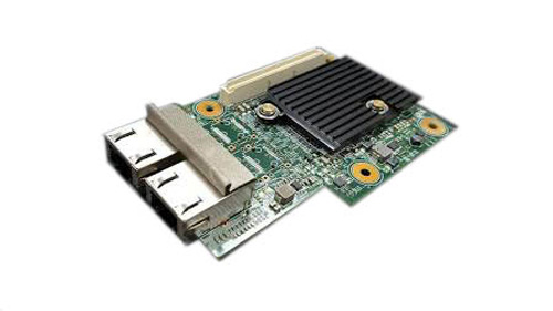 WTV34 | Dell Broadcom 57416 Dual Port 10 Gigabit SFP+ Network LOM MEZZ Card - NEW