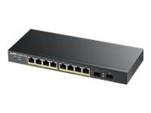 GS1900-10HP | Zyxel 8-Port GbE Smart Managed PoE Switch - NEW